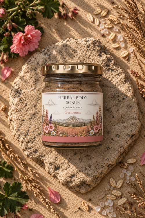 Herbal-Infused Body Scrub