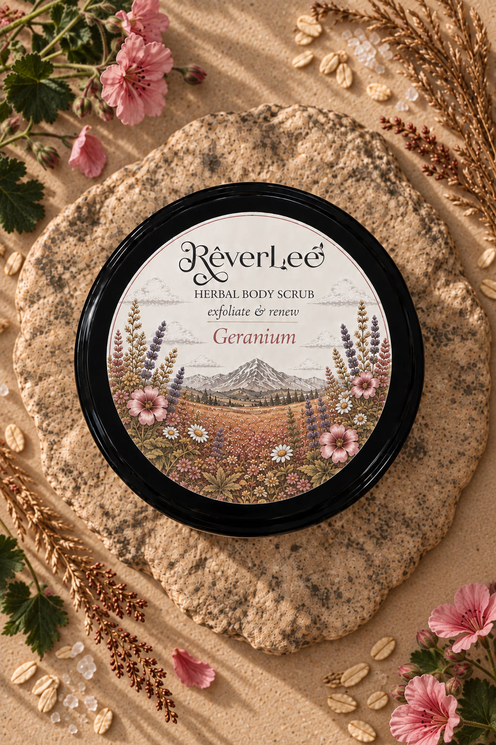 Herbal-Infused Body Scrub